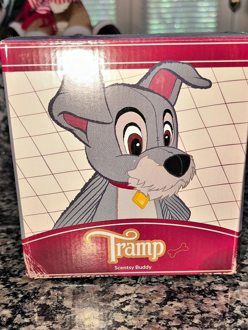 Disney Tramp Scentsy Buddy Plush with Box NWT